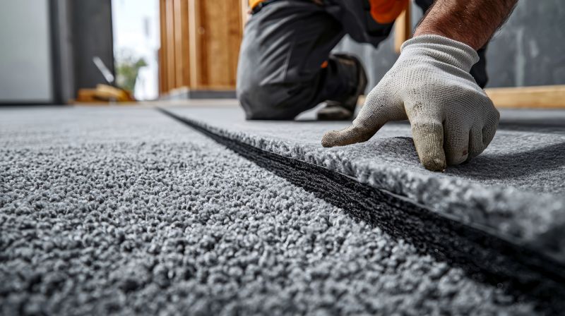 Basement Carpet Stretching in Kansas City, MO