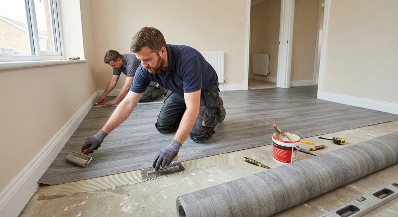Sheet Flooring Installation in Frisco, TX